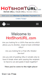 Mobile Screenshot of hotshorturl.com